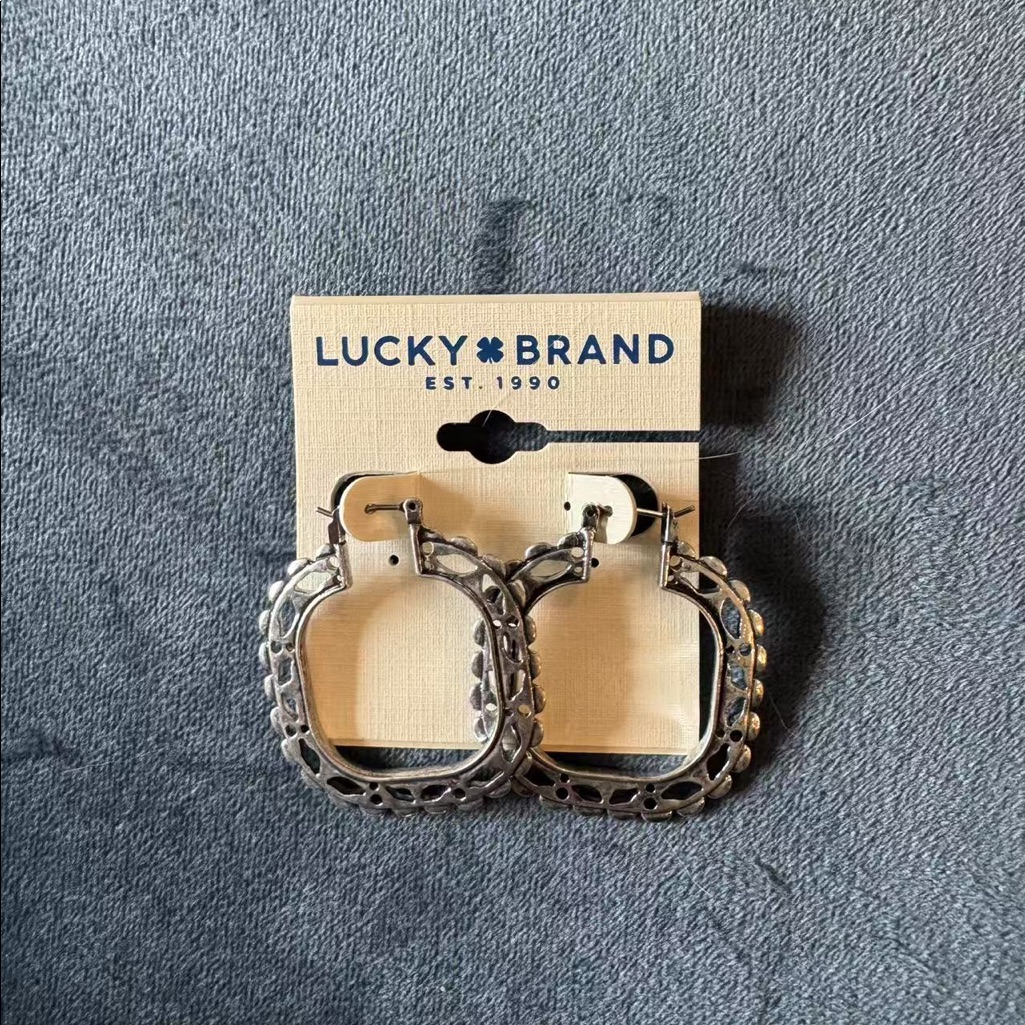 Brand New Lucky Brand Silver Earrings
